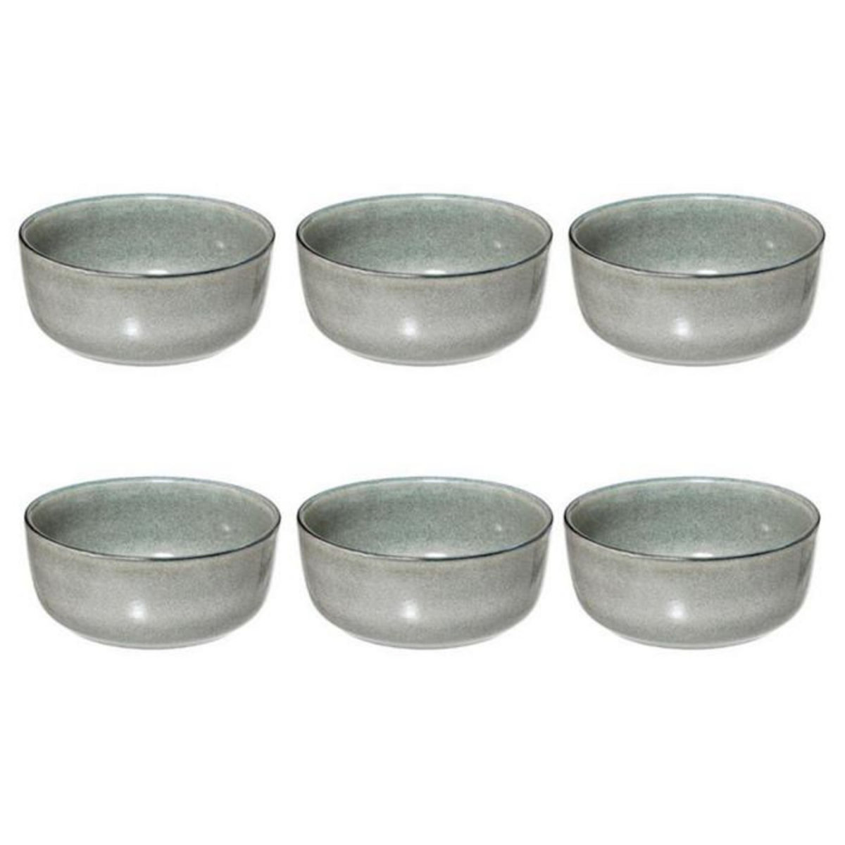 SECRET DE GOURMET Lot de 6 Coupelles  Terre Inconnue  15cm Vert