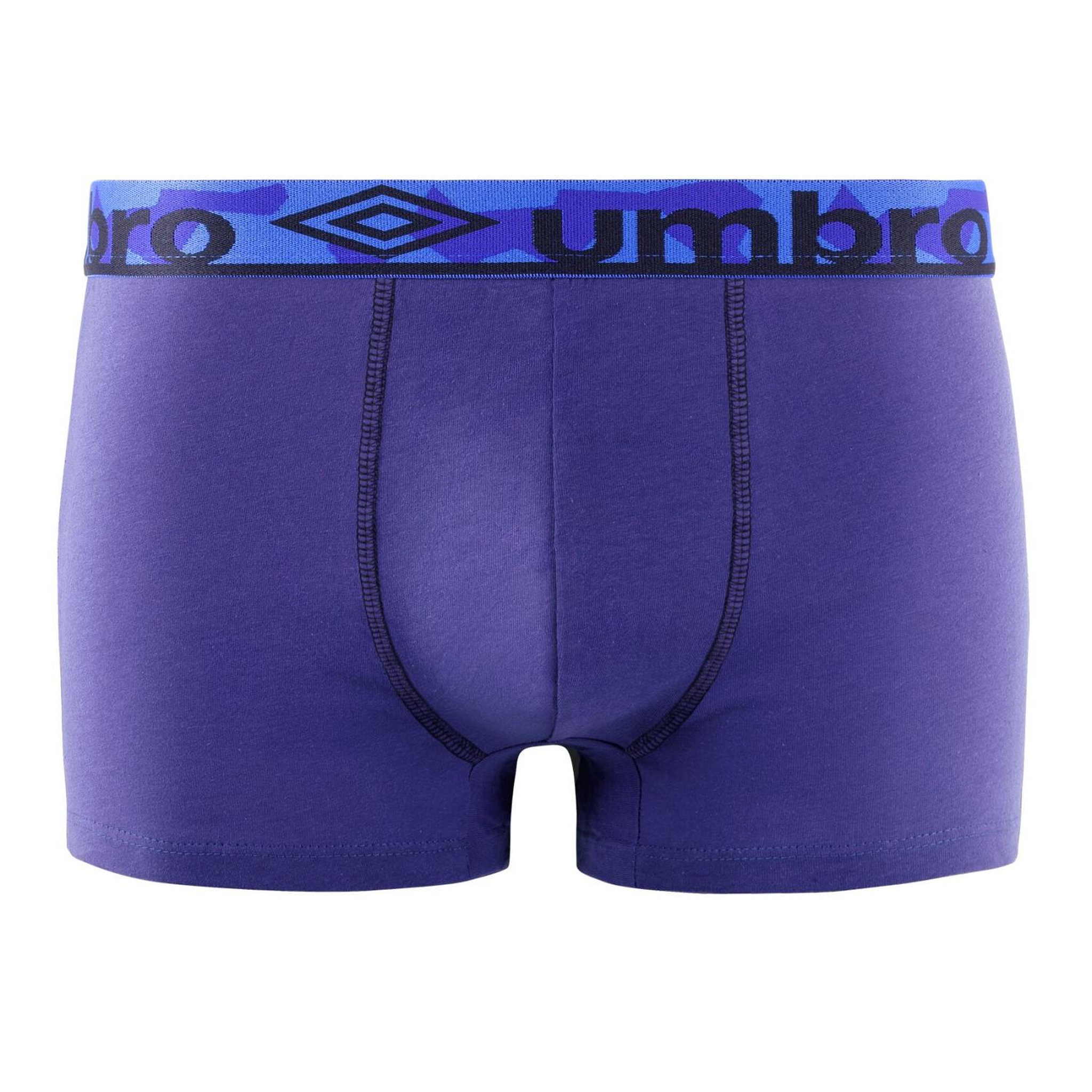 Voir la diapositive 6 : UMBRO Lot de 6 boxers homme en coton ceinture subli Force