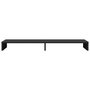 Voir la diapositive 4 : VIDAXL Support de moniteur noir 100x27x10 cm bois d ingénierie