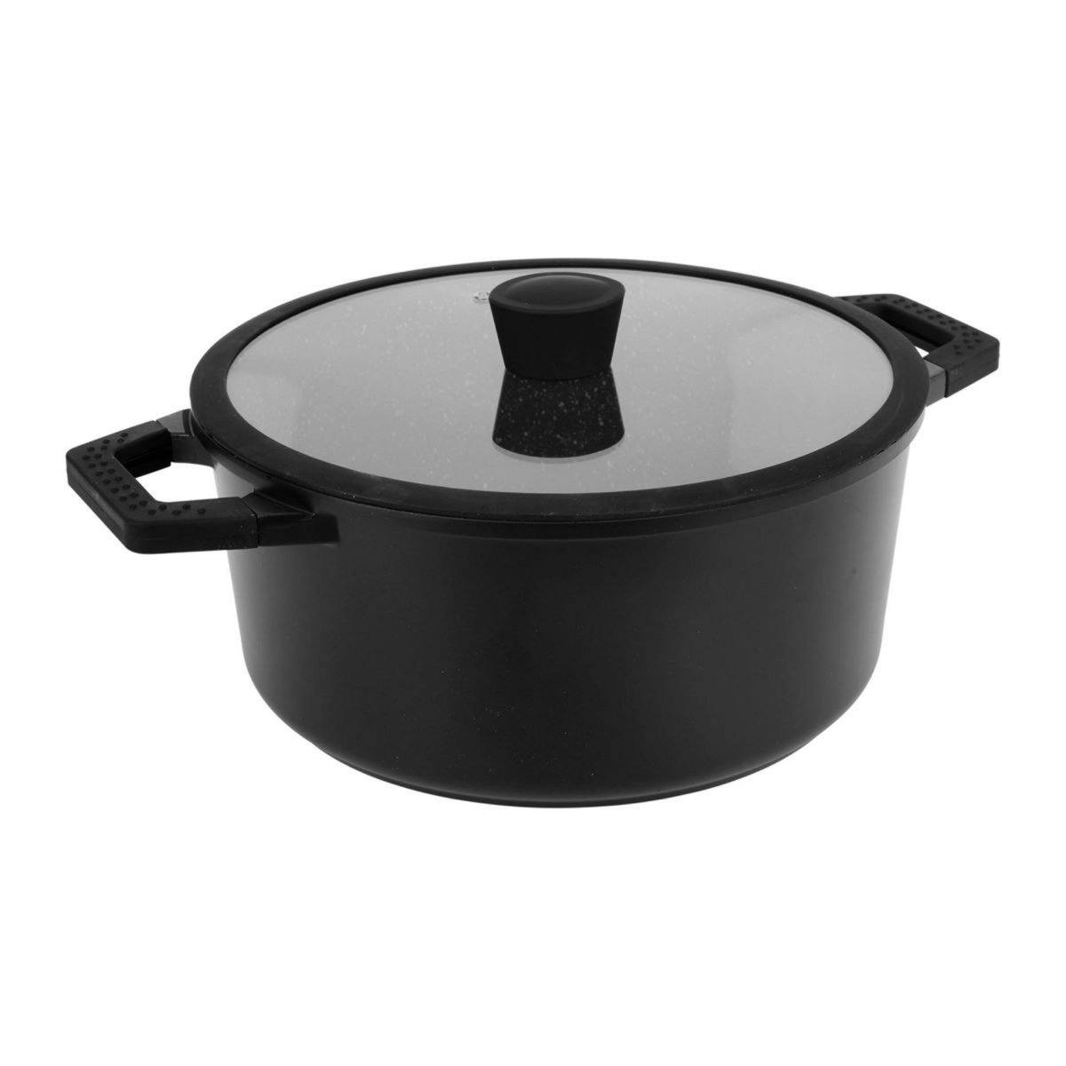 SITRAM Faitout 28cm noir avec couvercle