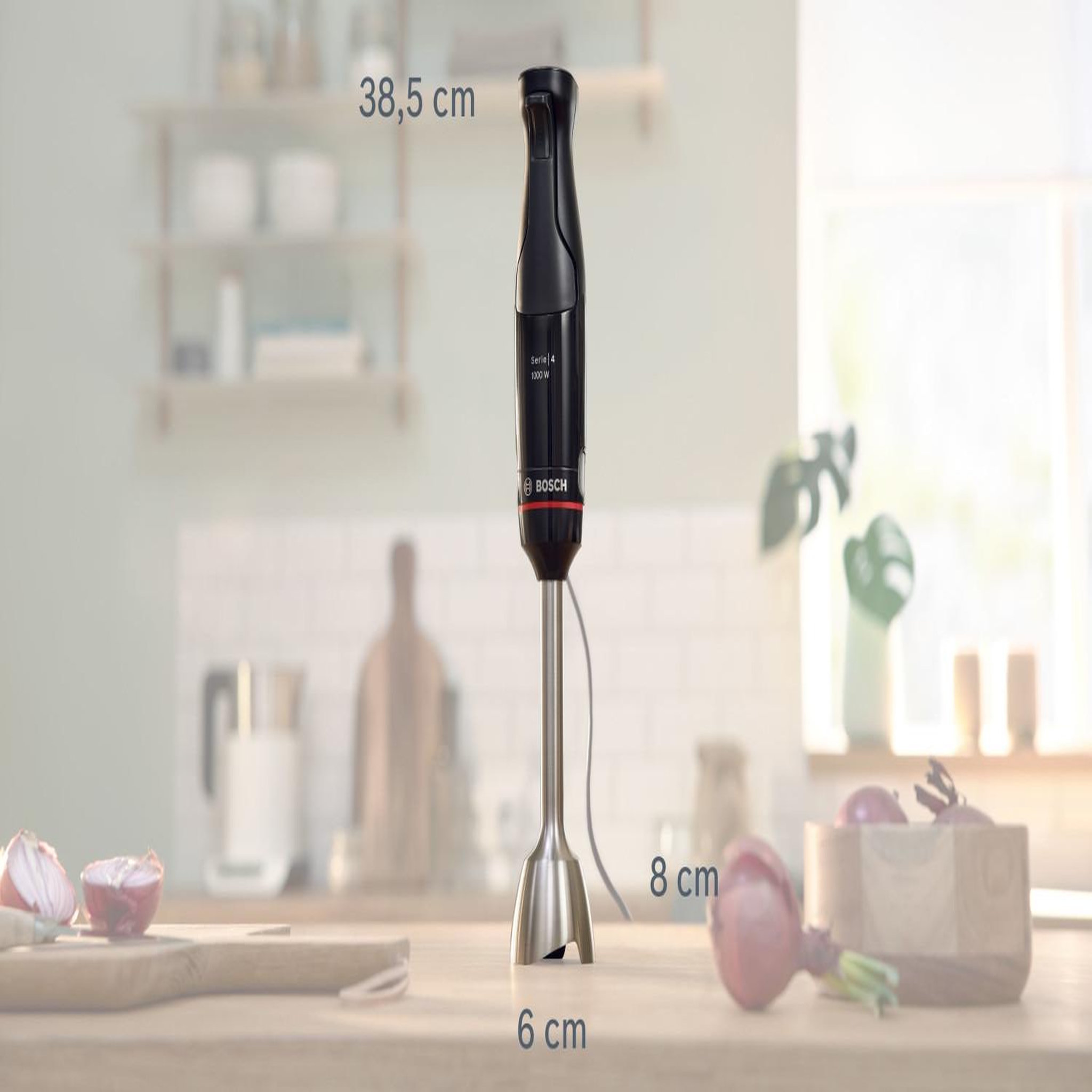 Voir la diapositive 3 : BOSCH Mixeur plongeant Bosch ErgoMaster 1000 W Noir