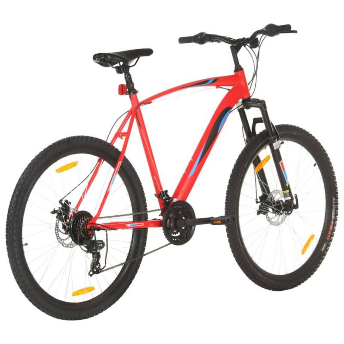 VIDAXL Vélo de montagne 21 vitesses Roues 29 pouces Cadre 53 cm Rouge