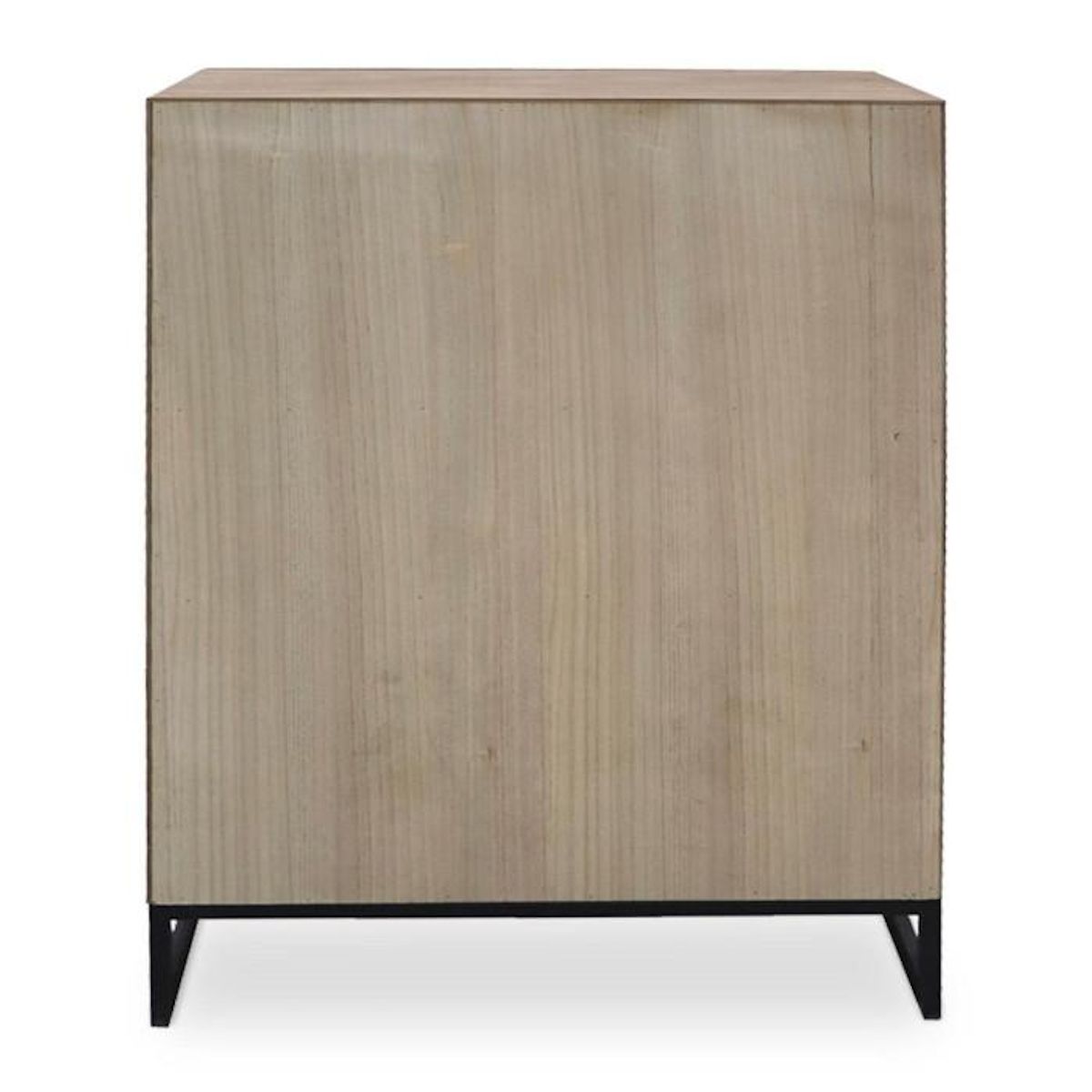 Paris Prix Commode 5 Tiroirs Design  Bolta  115cm Chêne Clair