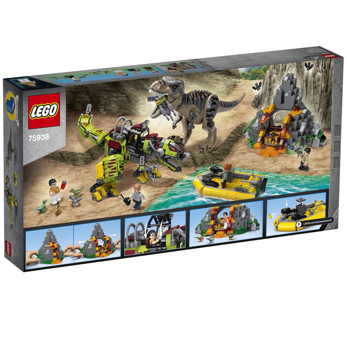LEGO Jurassic World 75938 - La bataille du T. rex contre le Dino-Mech