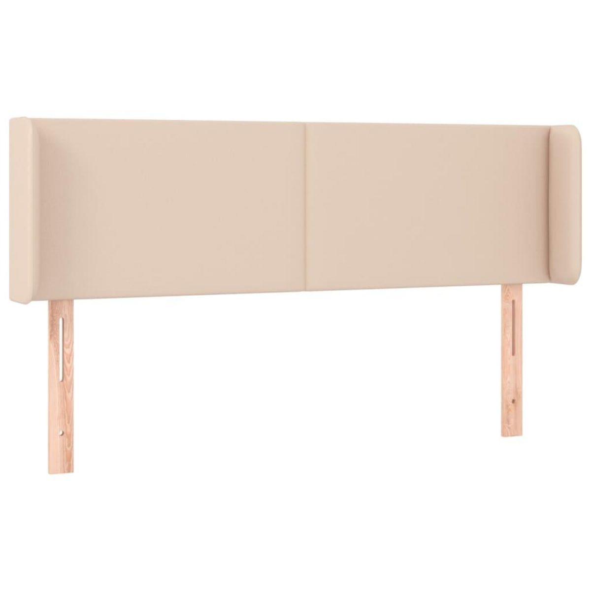 VIDAXL Tete de lit a LED Cappuccino 147x16x78/88 cm Similicuir