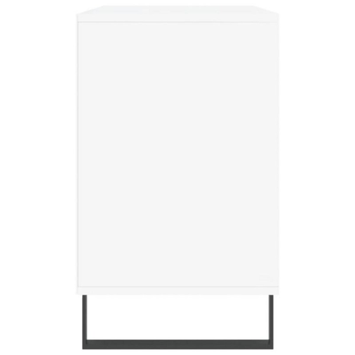 VIDAXL Armoire à chaussures Blanc 102x36x60 cm Bois d ingénierie