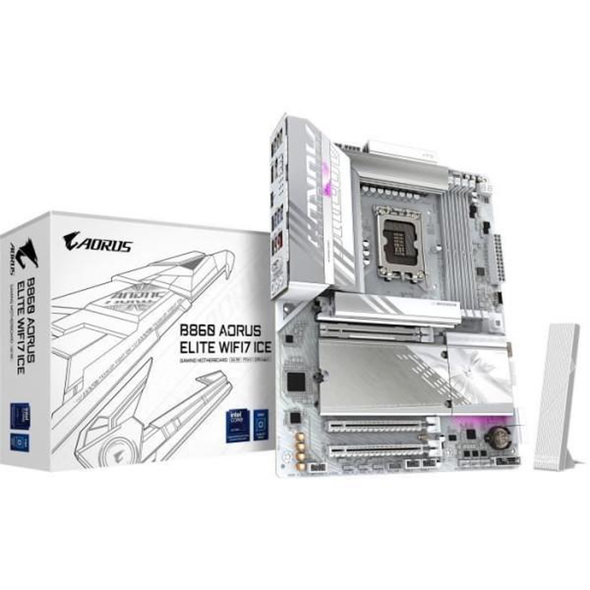 Gigabyte Carte mere - GIGABYTE - B860 AORUS ELITE WIFI7 ICE