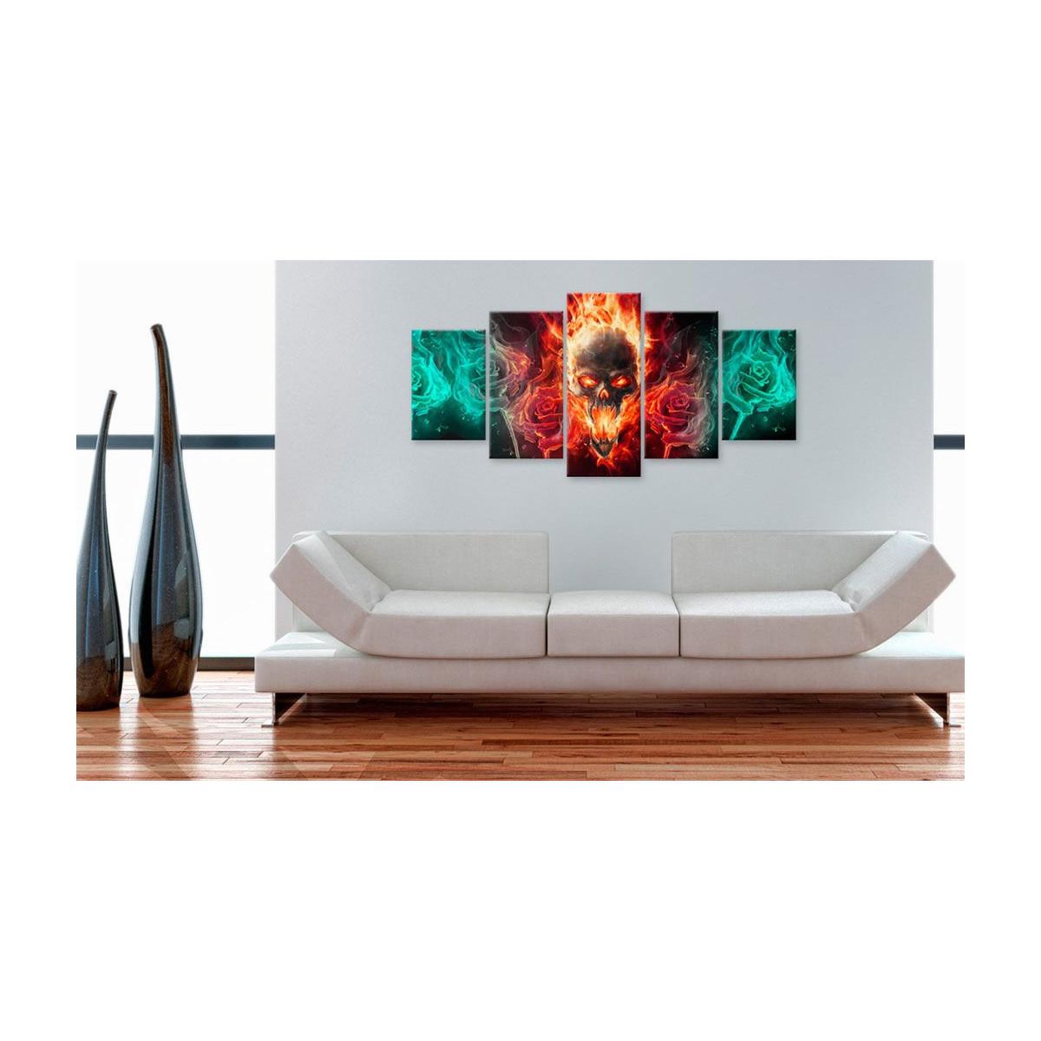 Voir la diapositive 2 : Paris Prix Tableau Imprimé  Dark Fires