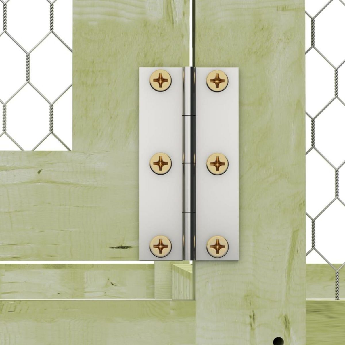 VIDAXL Poulailler 4,5x1,5x2 m Pinede impregnee