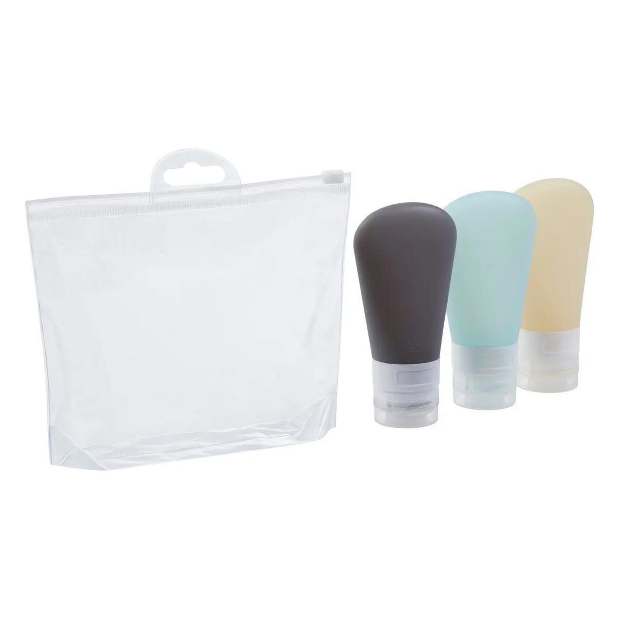 Voir la diapositive 2 : FIVE Lot de 3 tubes avec trousse  voyage  17cm multicolore