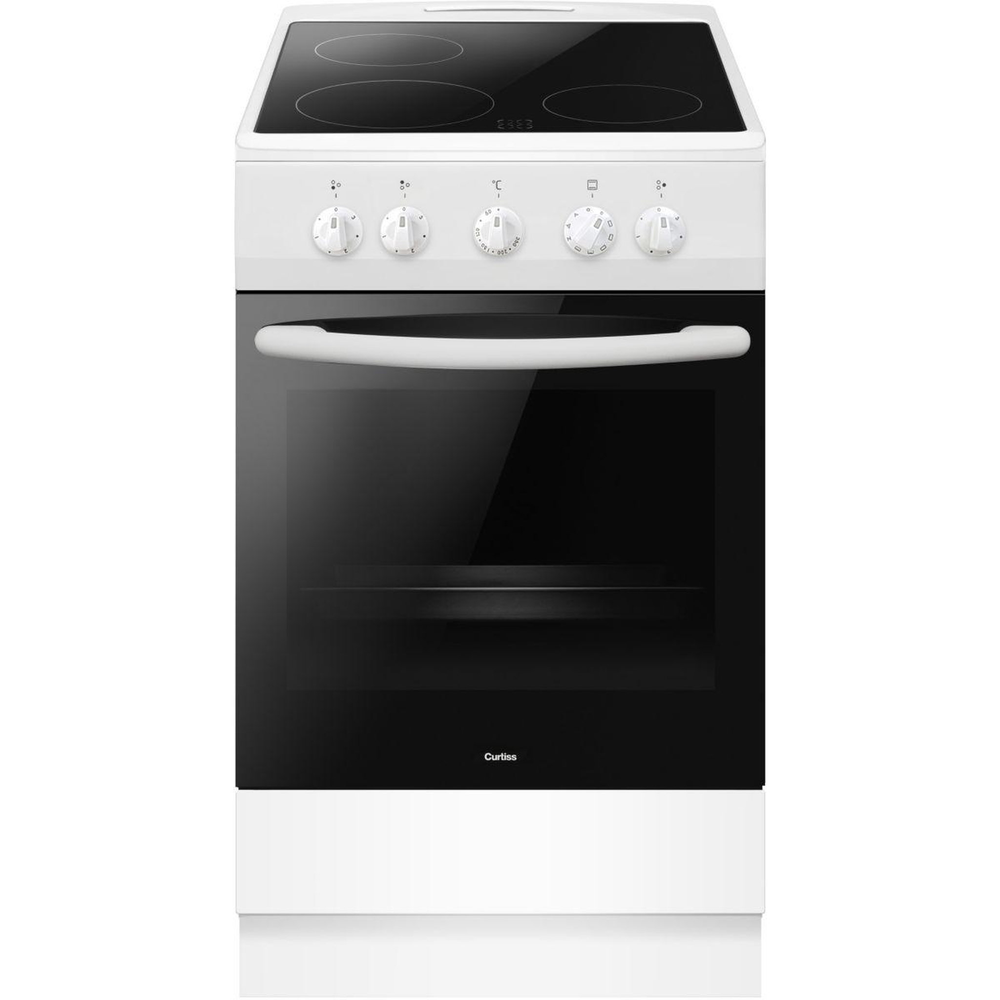 Voir la diapositive 2 : Curtiss Cuisinière vitrocéramique CCV50E