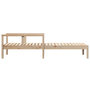Voir la diapositive 5 : VIDAXL Chaise longue 199,5x62x55 cm bois massif de pin