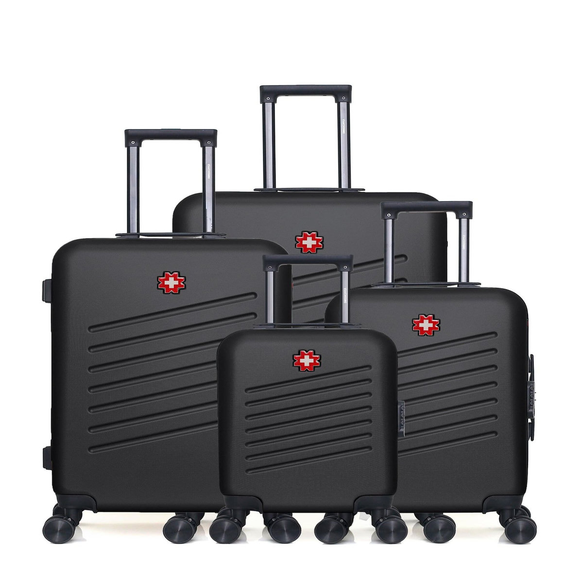 SWISS KOPPER SWISS KOPPER  -  Lot de 4  -  Valise grand format, valise weekend, valise cabine, valise cabine XXS ZURICH