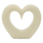 Voir la diapositive 1 : Paris Prix Cœur Déco en Résine  Lovvy  30cm Blanc