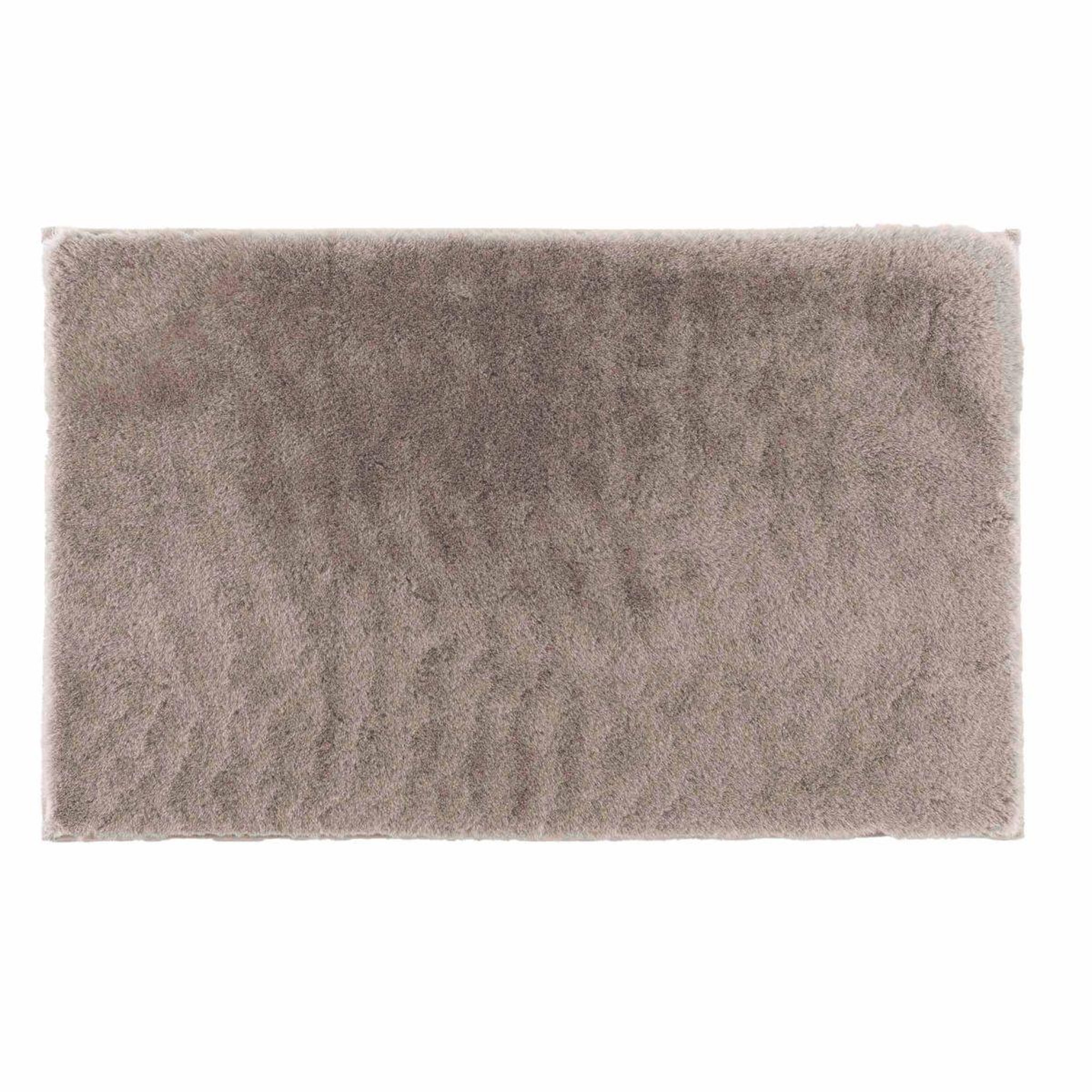 Douceur d'Intérieur Tapis imitation fourrure  feline  60x90cm taupe
