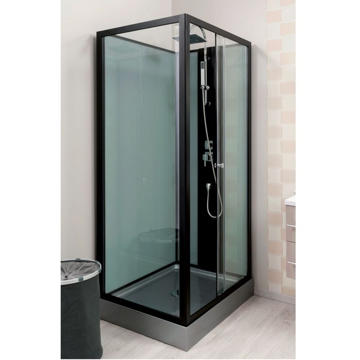 AQUA+ Cabine de douche rectangulaire Astoria - 100x80x225