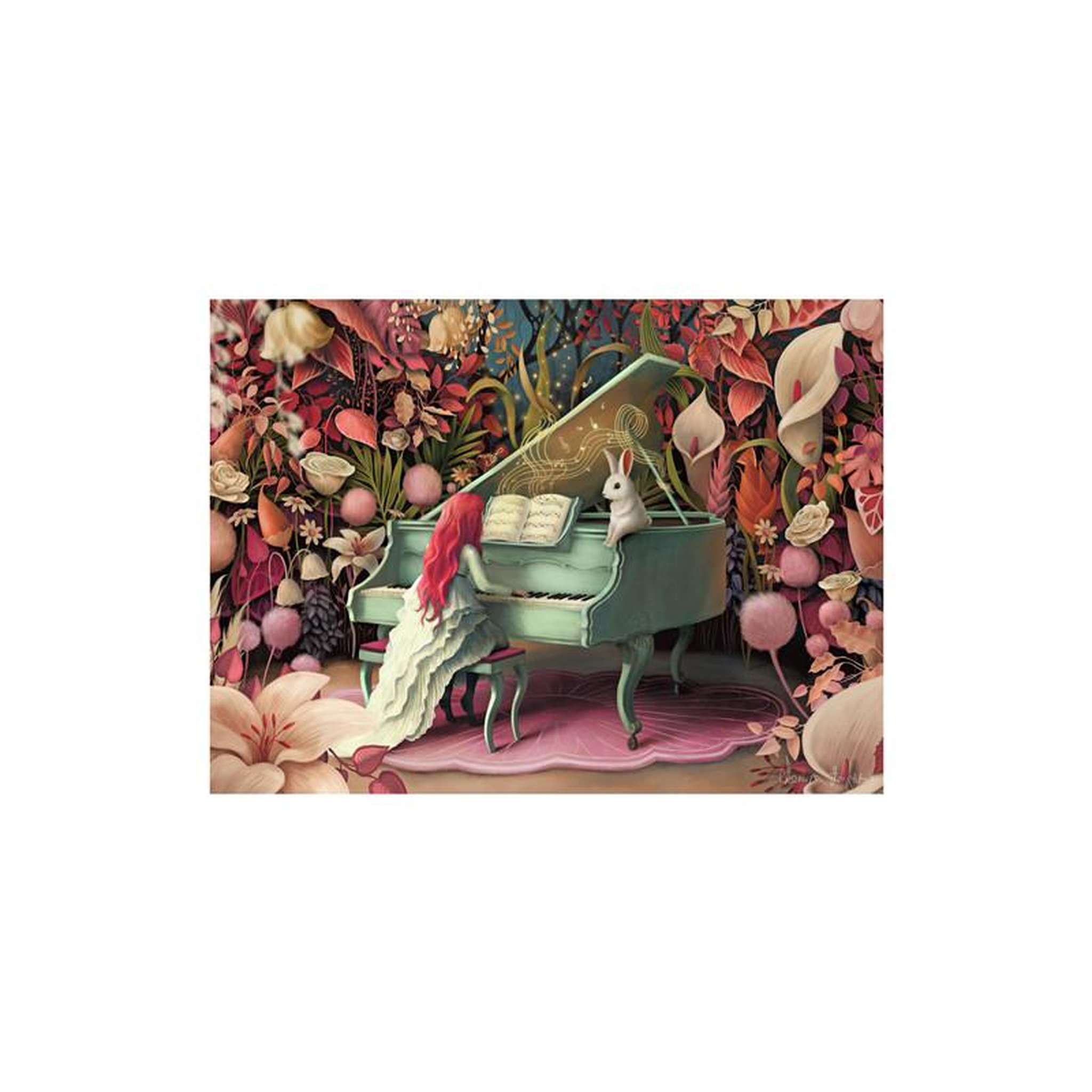 Voir la diapositive 2 : RAVENSBURGER Ravensburger - Jigsaw puzzle Rabbit Recital, 500 pcs. 120010104