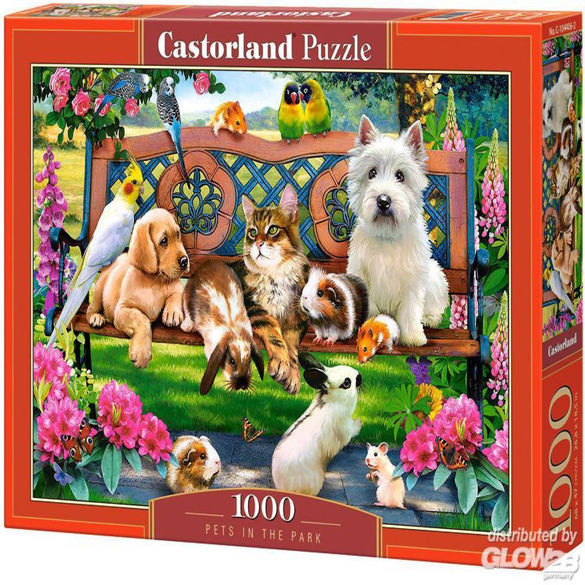 Voir la diapositive 3 : Castorland Puzzle 1000 pièces : les animaux au parc