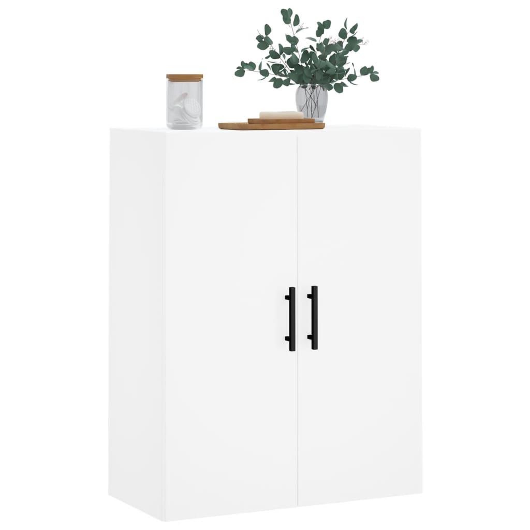 Voir la diapositive 4 : VIDAXL Armoire murale blanc 69,5x34x90 cm