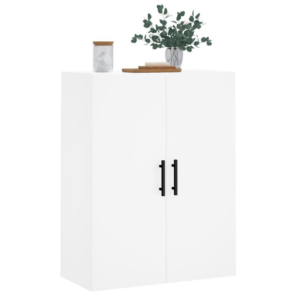 VIDAXL Armoire murale blanc 69,5x34x90 cm