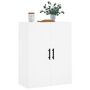 Voir la diapositive 4 : VIDAXL Armoire murale blanc 69,5x34x90 cm