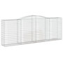 Voir la diapositive 3 : VIDAXL Paniers a gabions arques 9 pcs 400x50x140/160 cm Fer galvanise