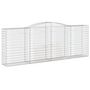 Voir la diapositive 3 : VIDAXL Paniers a gabions arques 9 pcs 400x50x140/160 cm Fer galvanise