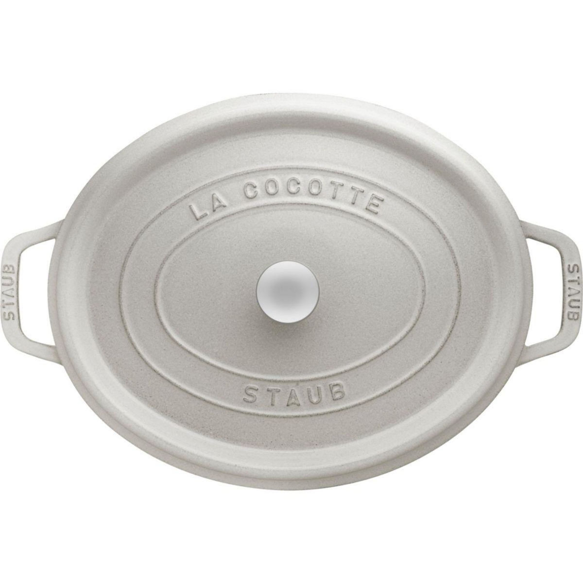 Staub Cocotte 33 cm Truffe blanche fonte