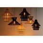 Voir la diapositive 6 : Paris Prix Lampe Suspension en Bambou  Midano  42cm Noir