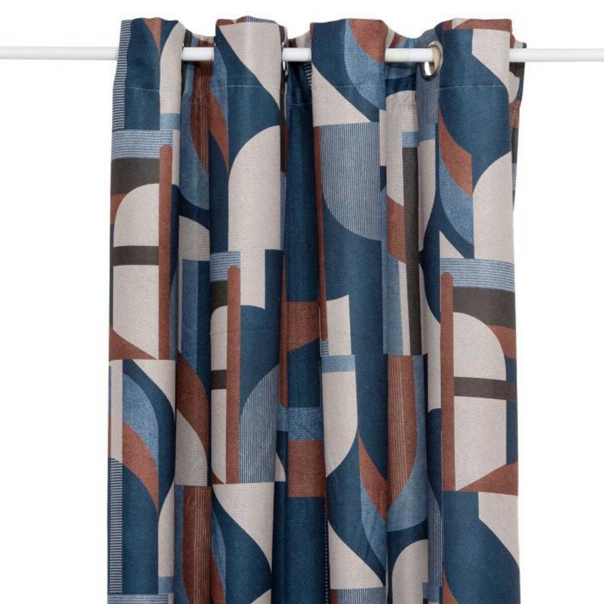 ATMOSPHERA Rideau Occultant à Œillets  Elena  135x260cm Bleu Foncé