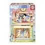 Voir la diapositive 1 : EDUCA Puzzle - EDUCA - Bluey - 2 x 16 pieces - Multicolore - Pour enfants a partir de 3 ans