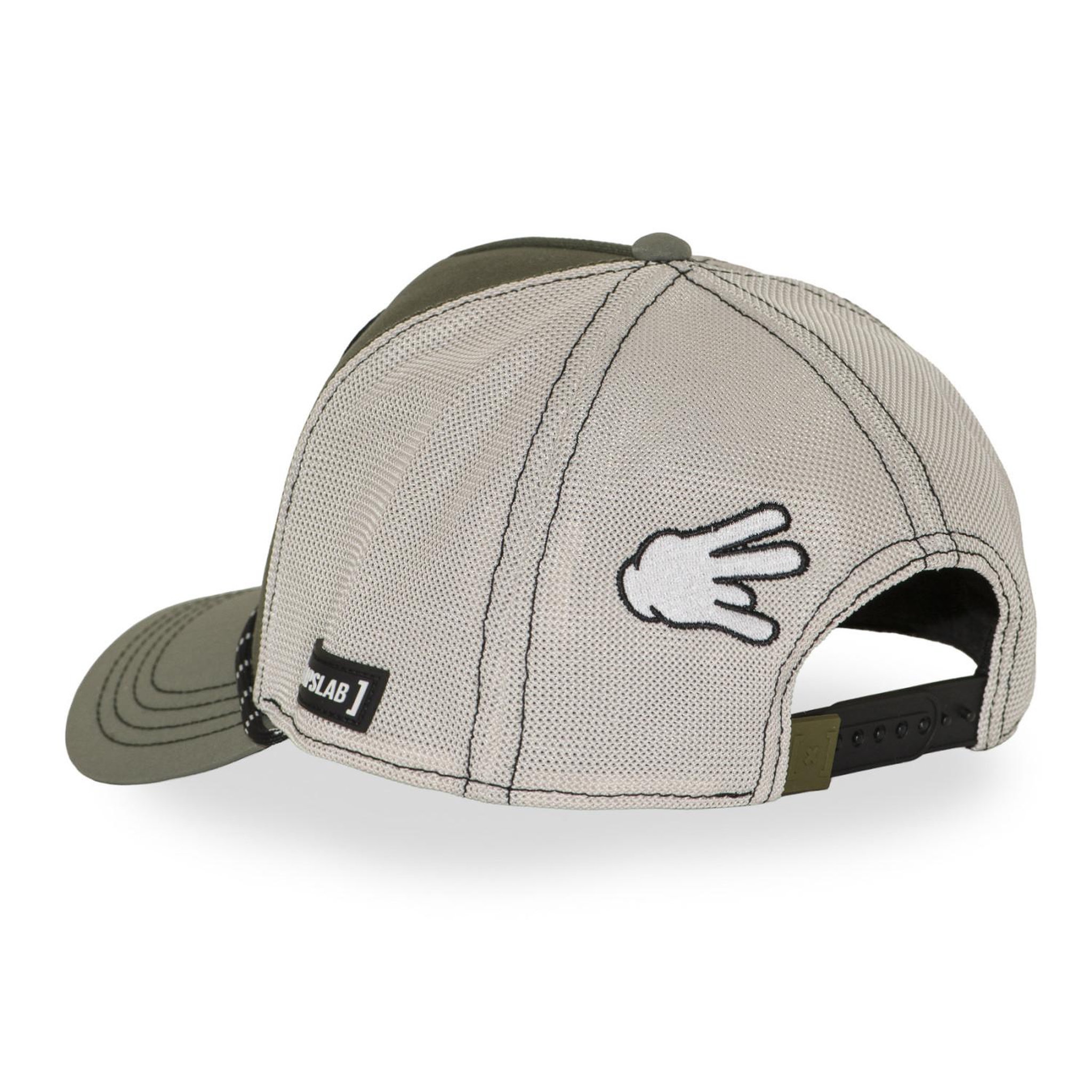 Voir la diapositive 5 : CAPSLAB Casquette trucker premium avec filet et patch half a dollar