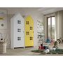 Voir la diapositive 3 : Paris Prix Pack - 2 Armoires Enfant  Casami Bruges  171cm Jaune & Blanc