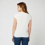 Voir la diapositive 3 : INEXTENSO T-shirt écru femme