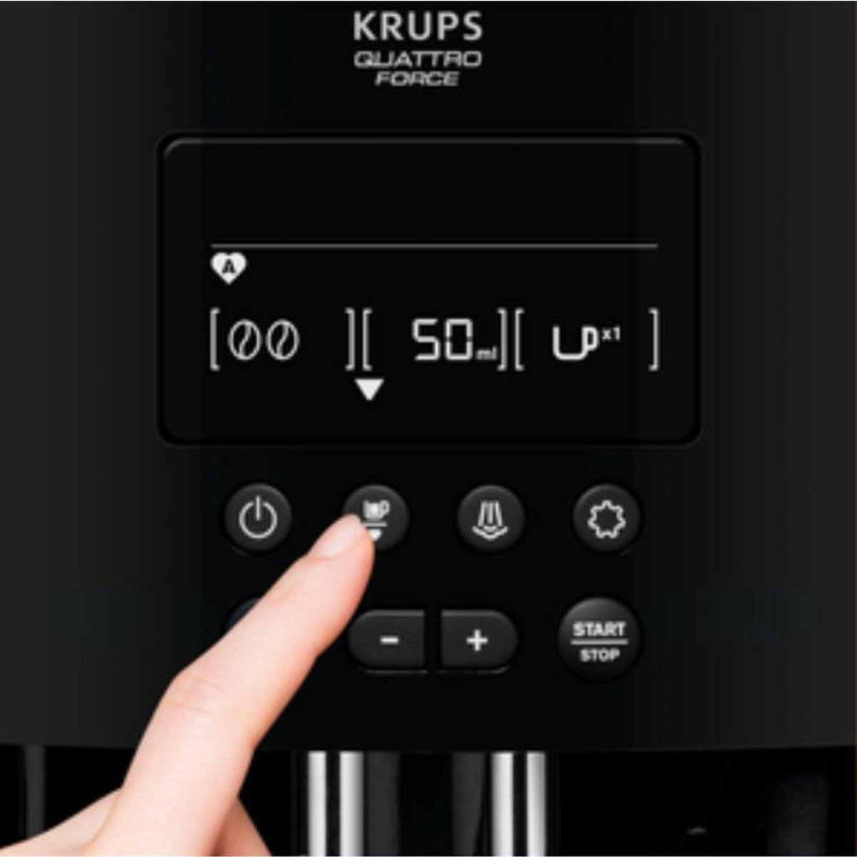 KRUPS Robot café 15 bars noir - yy3074fd