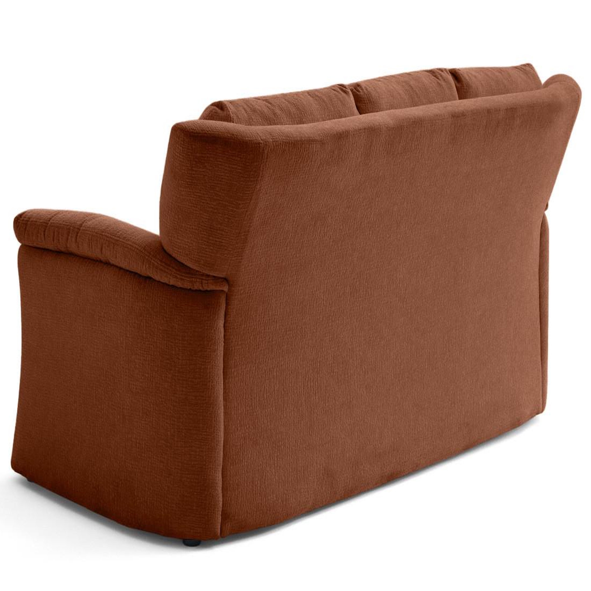 Voir la diapositive 6 : LISA DESIGN Bastille - canapé droit 3 places en tissu velours relief