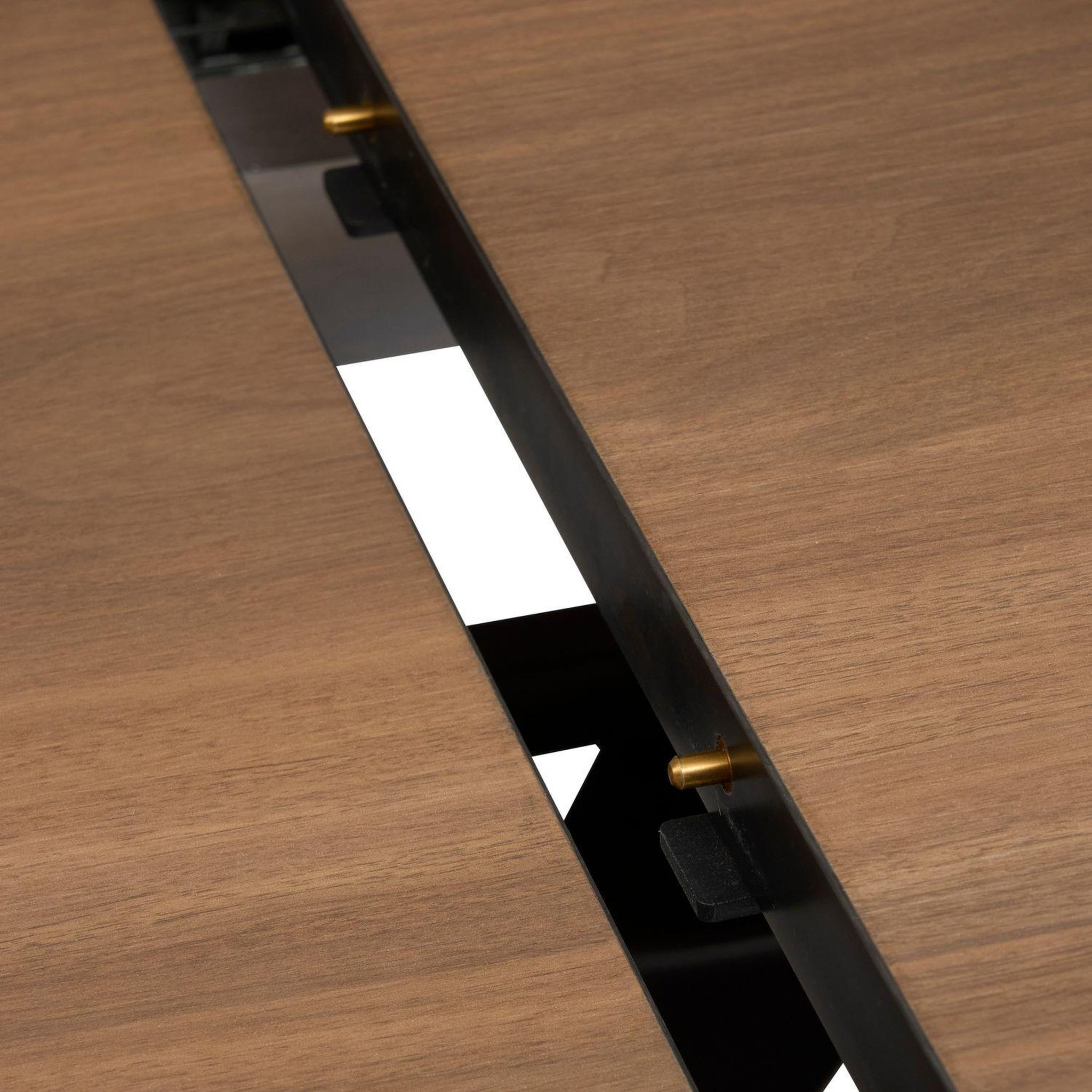 Voir la diapositive 6 : ATMOSPHERA Table à manger extensible pour 6 personnes sandri - marron