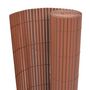 Voir la diapositive 1 : VIDAXL Cloture de jardin Double face PVC 90 x 300 cm Marron