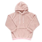 Paris Prix Sweat à Capuche Ultra Doux  Flemme de Ouf  Rose