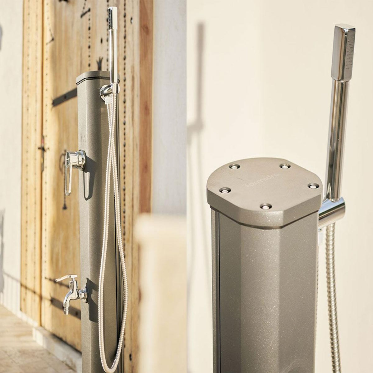 Formidra Douche solaire 20 L Jolly Go Anthracite - Formidra