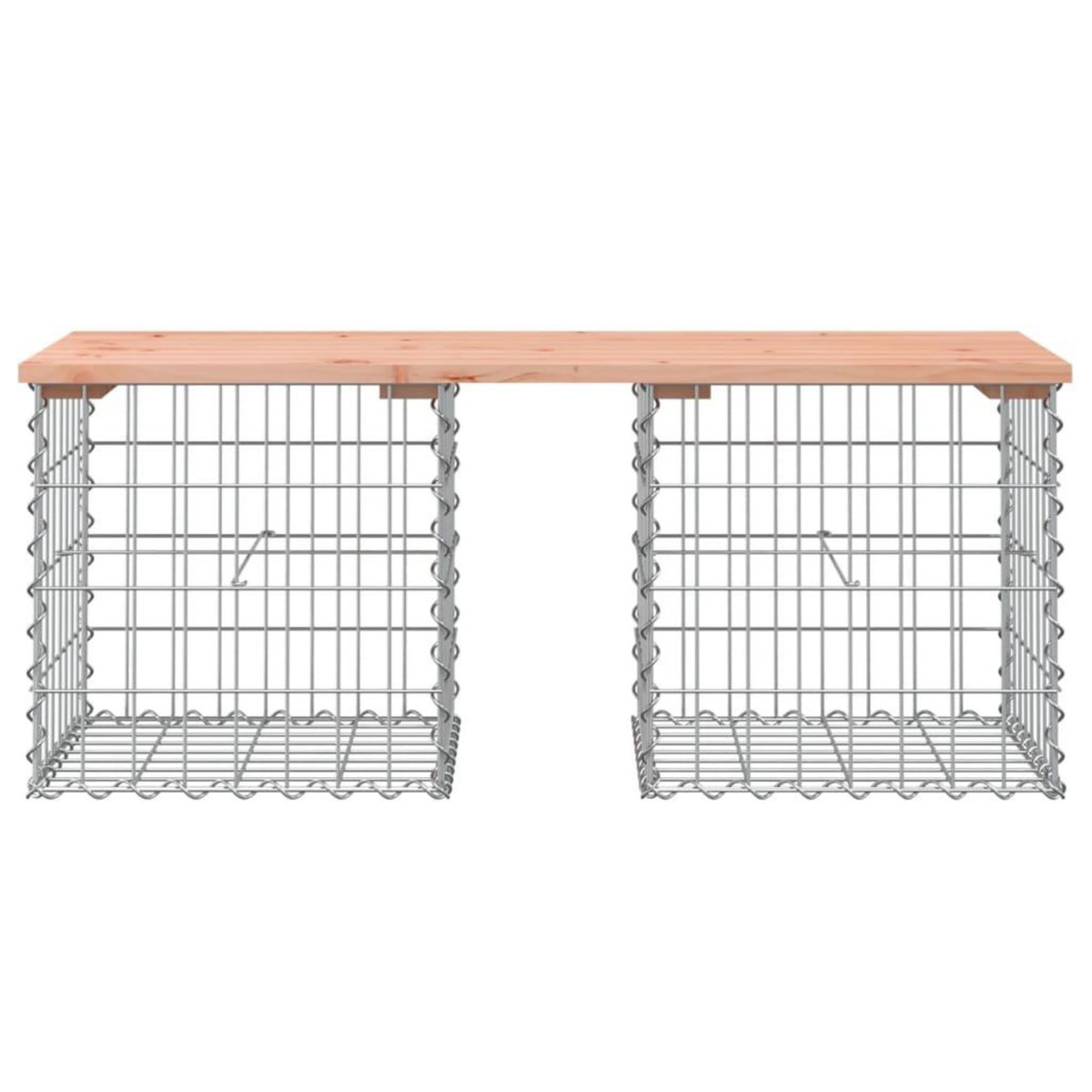 VIDAXL Banc de jardin design gabion 103x44x42cm bois massif de douglas