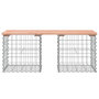 Voir la diapositive 3 : VIDAXL Banc de jardin design gabion 103x44x42cm bois massif de douglas