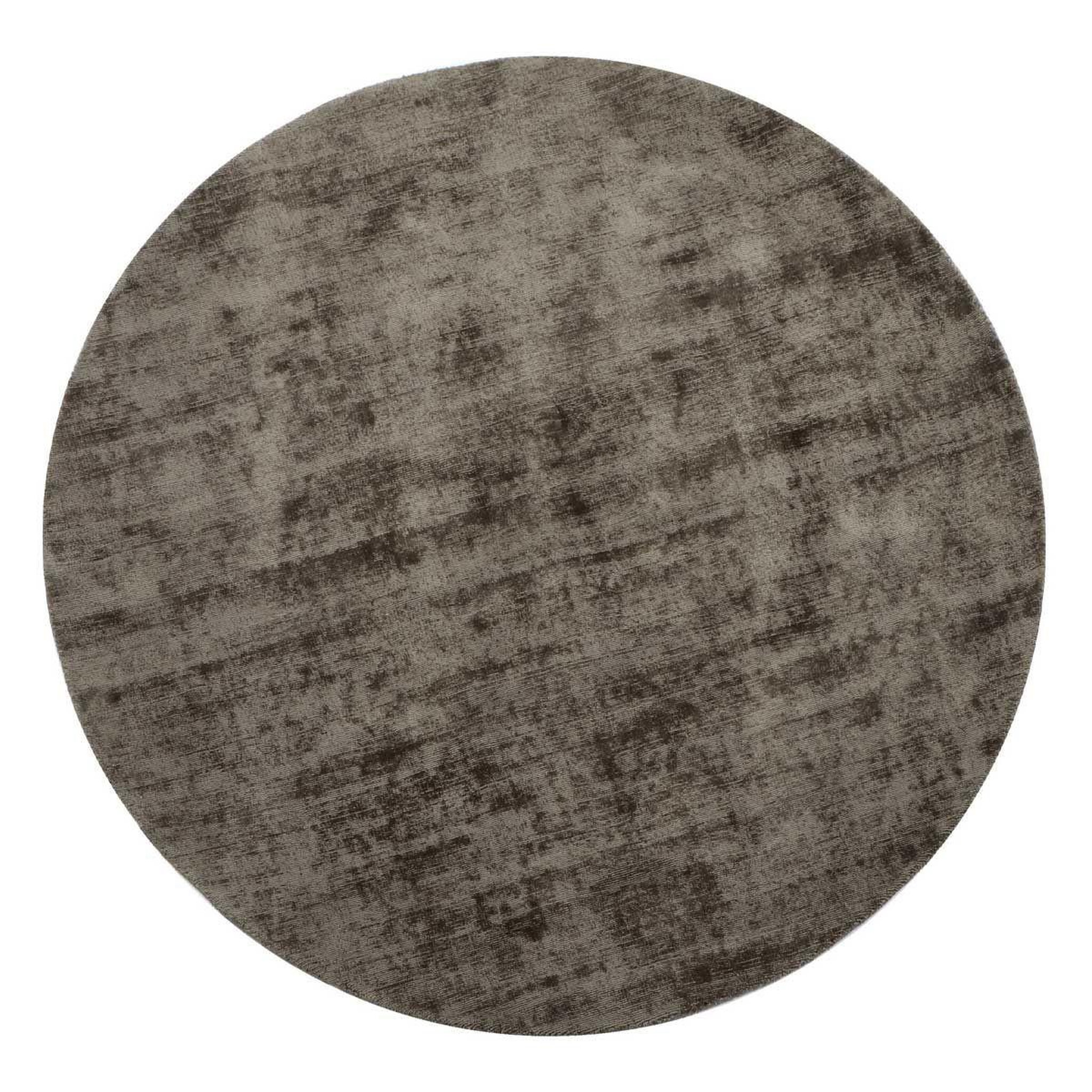 J-LINE Tapis déco rond  fabian  150cm gris