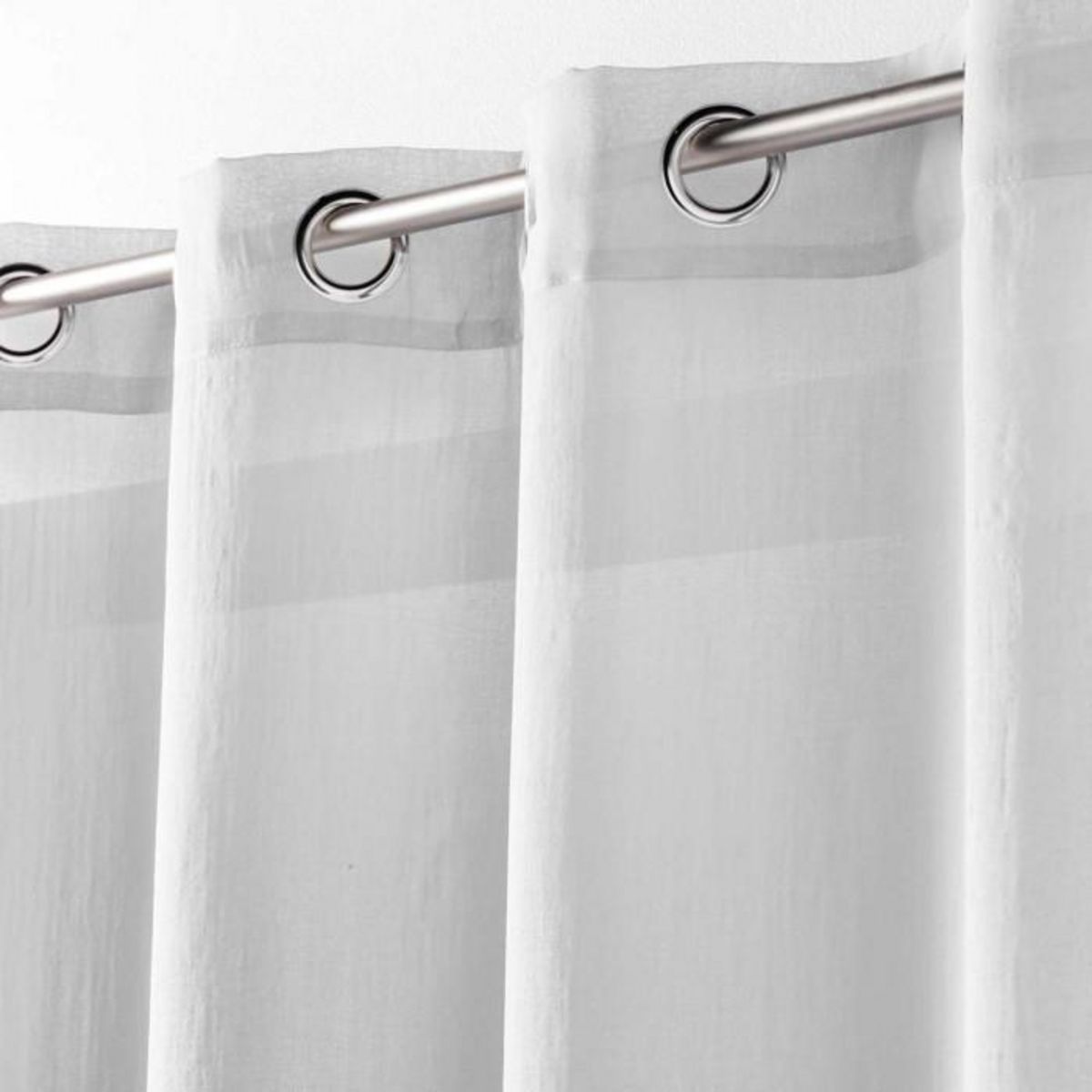 Paris Prix Rideau Voilage  Telma  140x280cm Gris