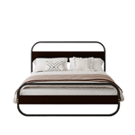 CONCEPT USINE Lit à led en métal 140x190cm LEEDS