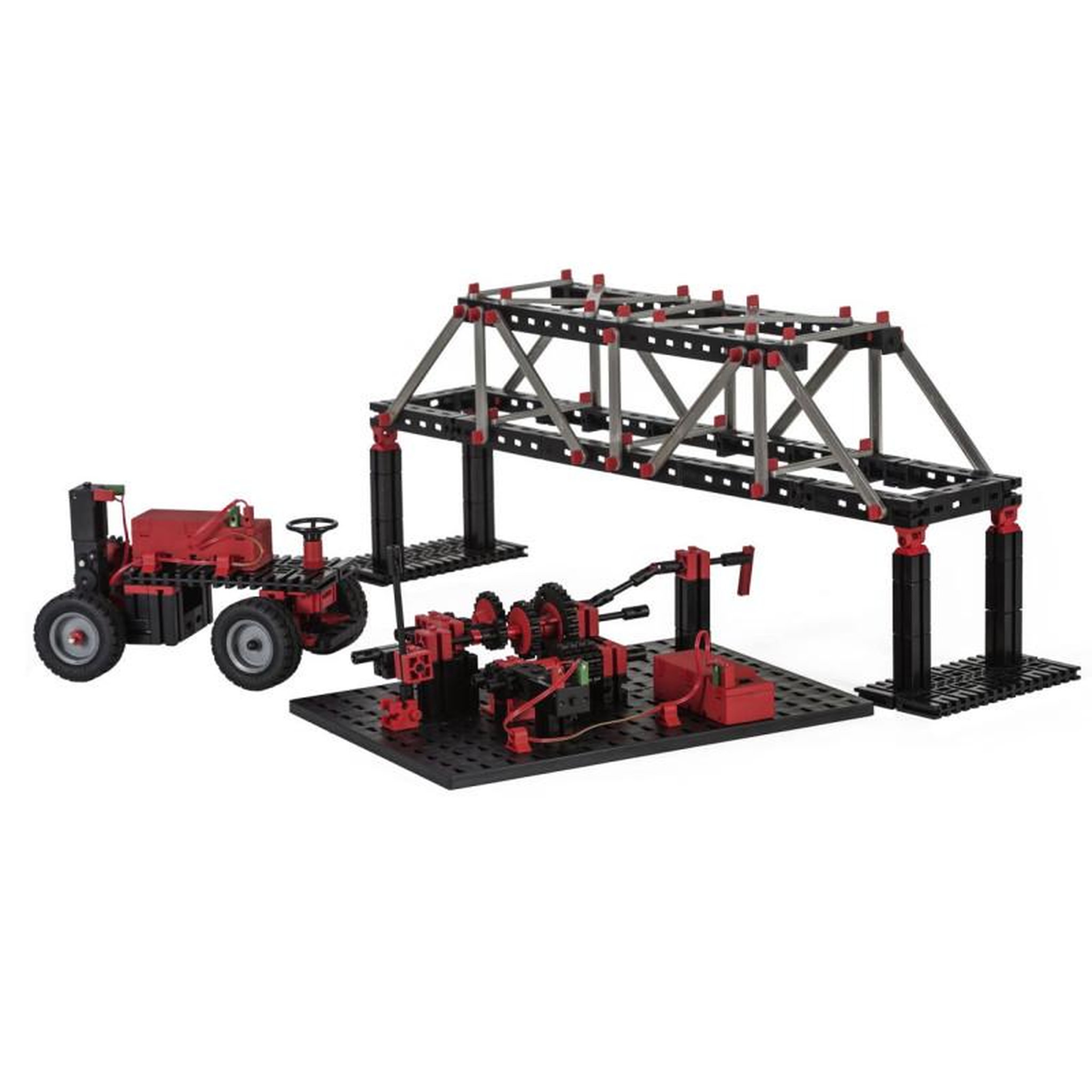 Voir la diapositive 2 : Fischer Kit de construction fischer Profi-Mechanic & Static 2 multicolore