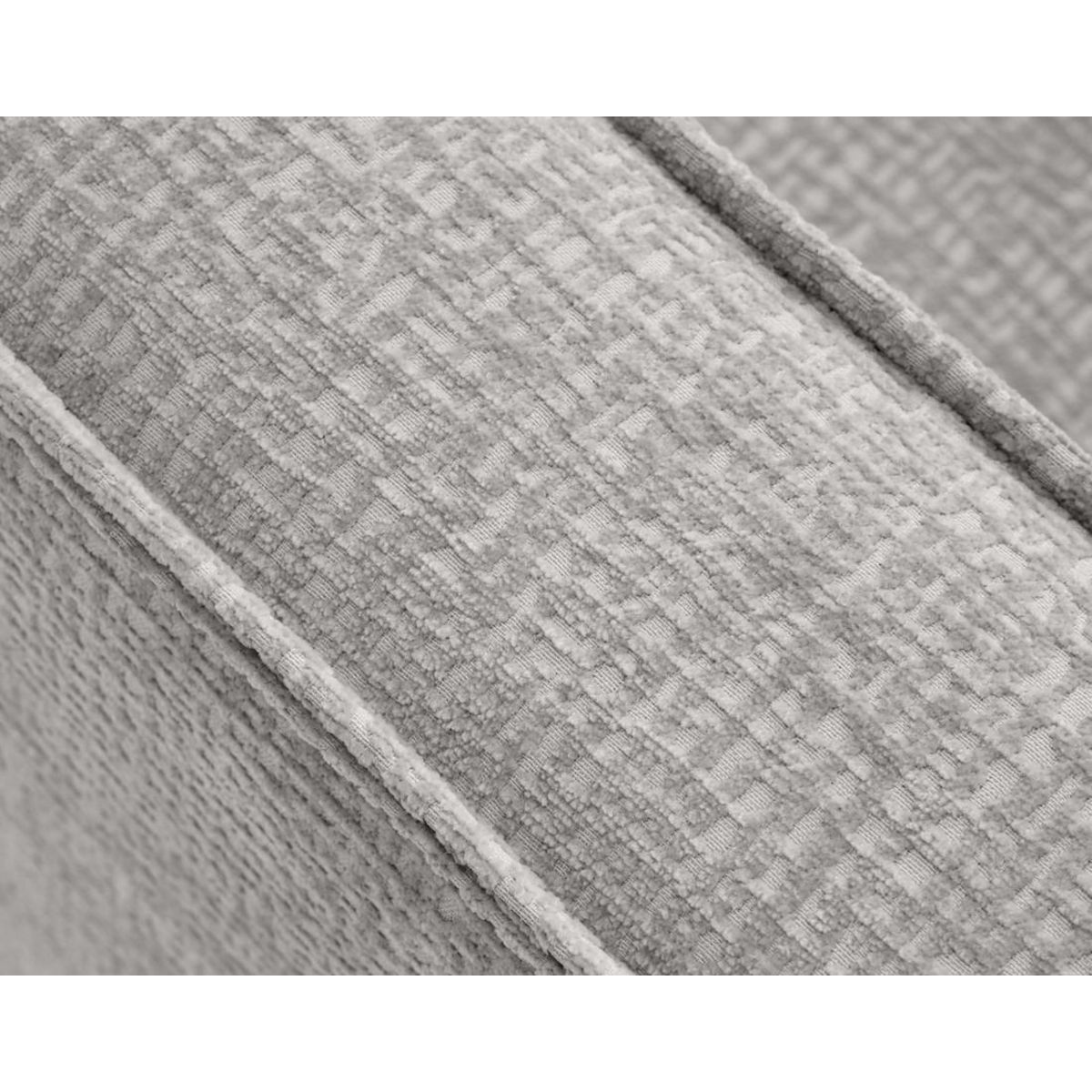 LISA DESIGN Jake - canapé d'angle gauche 4 places convertible avec coffre en tissu velours relief