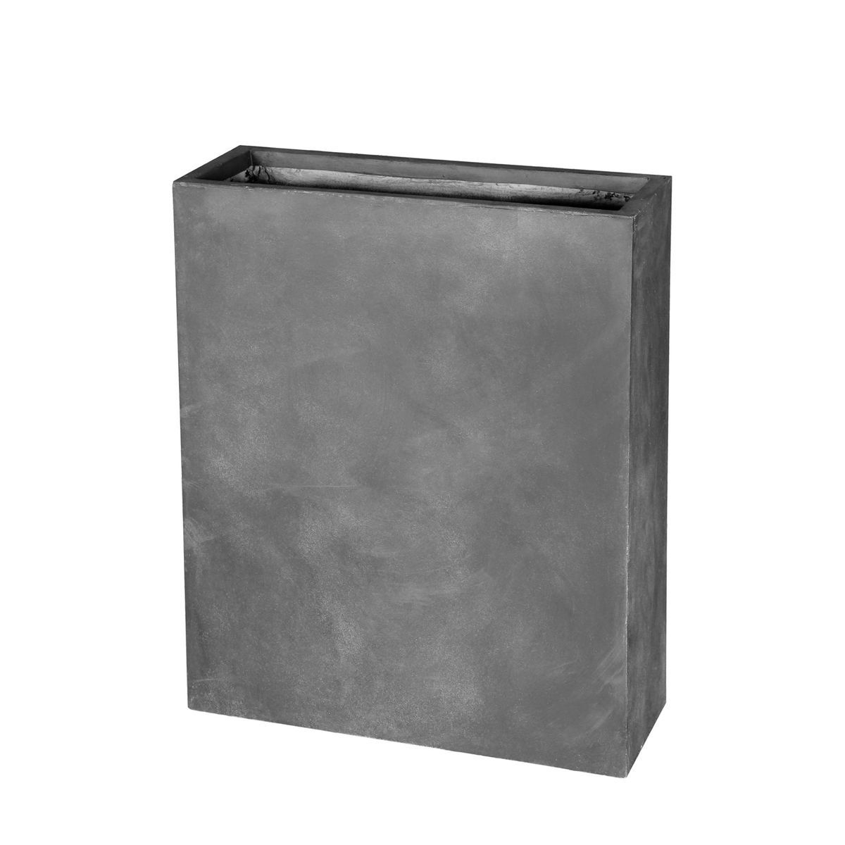 Vert Azur Bac de jardin - Aspect muret - Anthracite - 72 cm