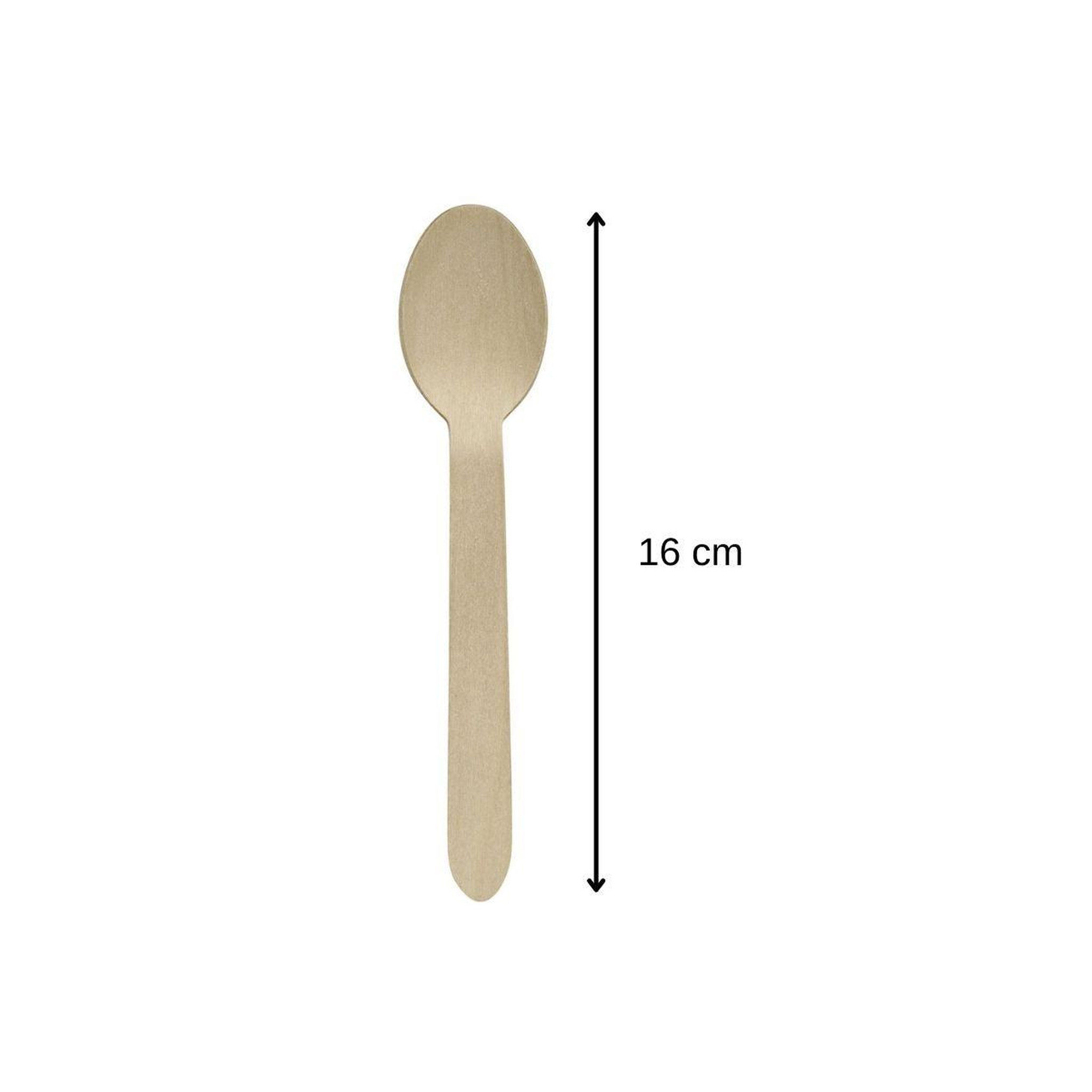 Voir la diapositive 3 : Fackelmann Set de 2 ustensiles de cuisine cuillère à café en bois fackelmann nature fsc