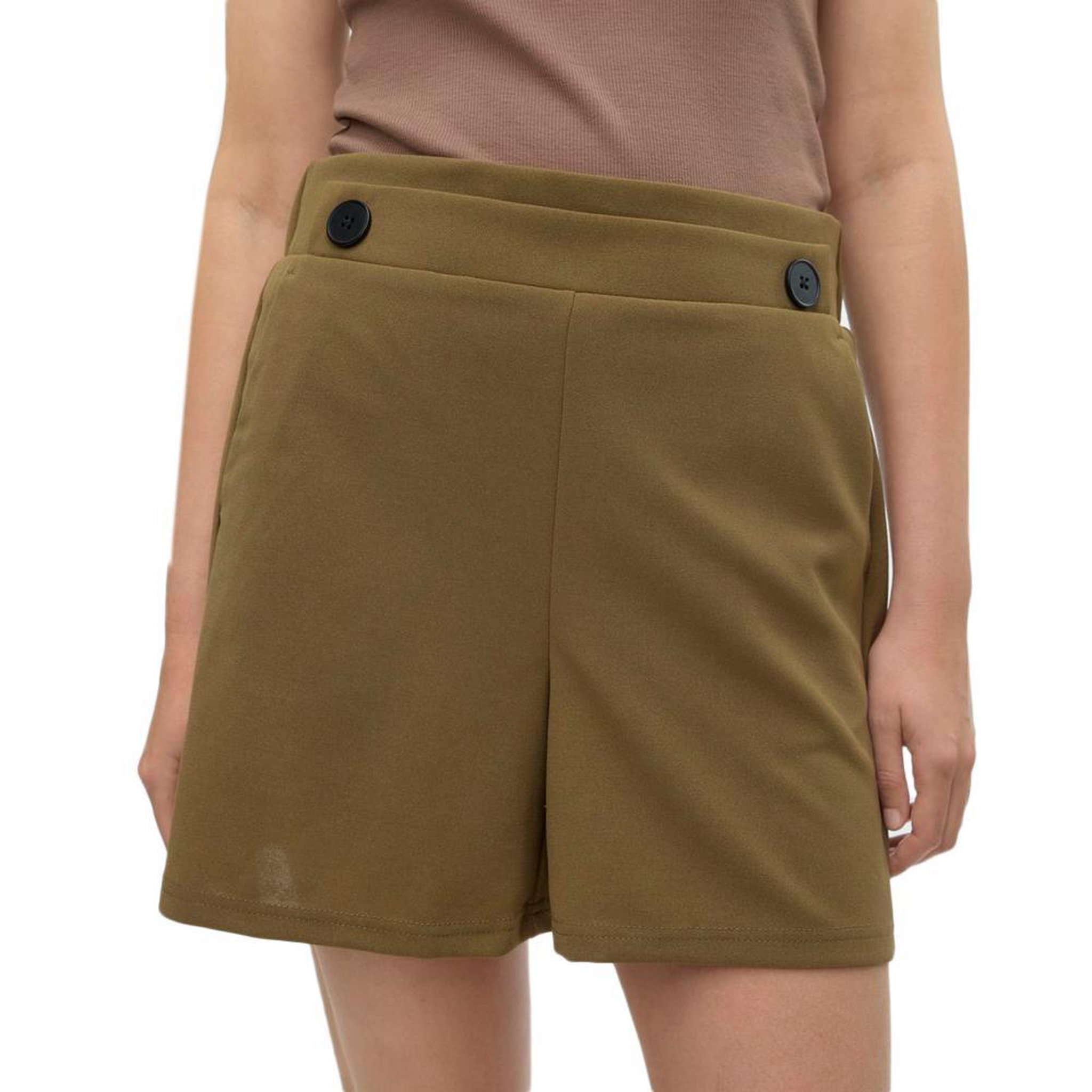 Voir la diapositive 1 : Vero Moda Short Kaki Femme Vero Moda Liva